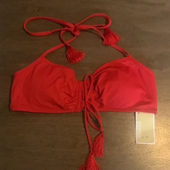 Michael Kors Cruise 2017 red Bikini lalter Top
Size medium - Picture 4 of 8